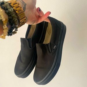 VANS black slip on